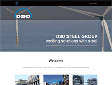 Tablet Screenshot of dsd-steel.com